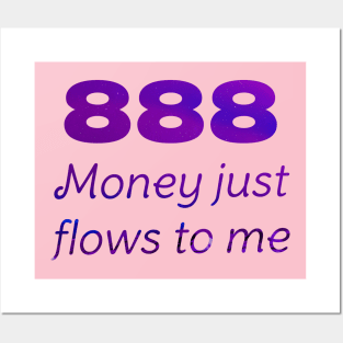 888 money flows Posters and Art